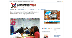 Desktop Screenshot of multilingualmania.com