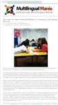 Mobile Screenshot of multilingualmania.com